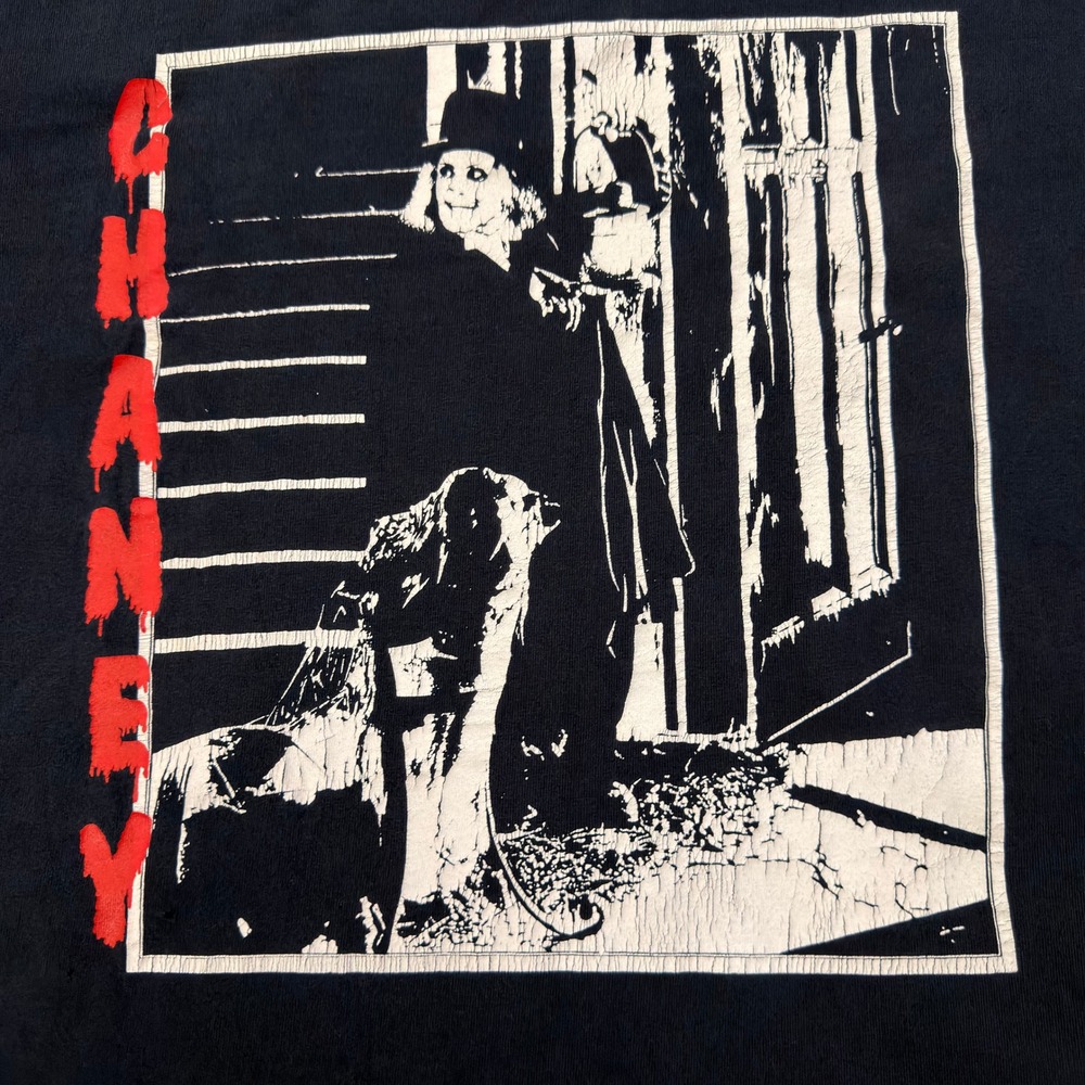 Vintage Lon Chaney After Midnight T-Shirt Horror All Sport USA Made Black XL - Picture 2 of 14